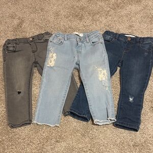 ZARA baby Jeans 18-24 Months Set of 3 EUC GIRLS